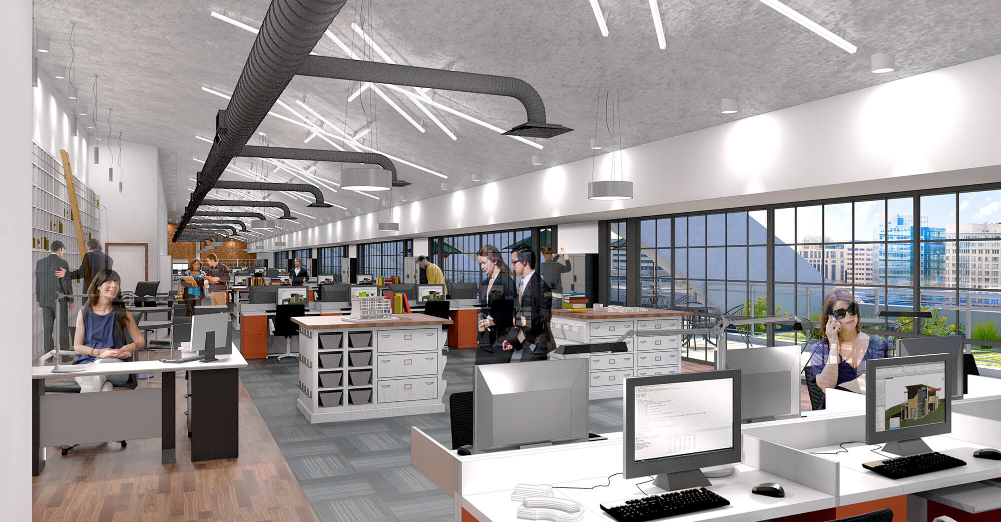 uline ofice rendering 1 tech office spaces tech office spaces ofice
