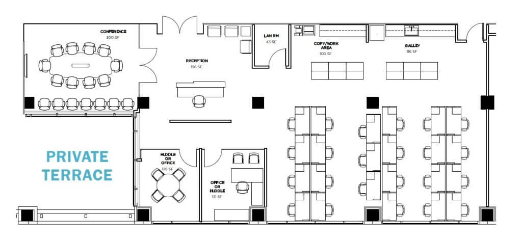 425 Eye Street Floor Plan